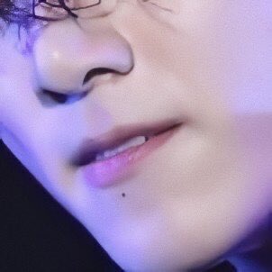 jungkook's under the lip mole; a thread