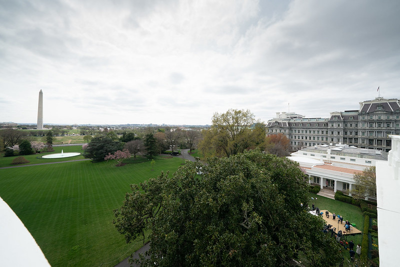 I encourage you to read Kate's article because she explains the garden needed repair. Drainage and structural issues develop in any garden. This space is used for press conferences and White House events.