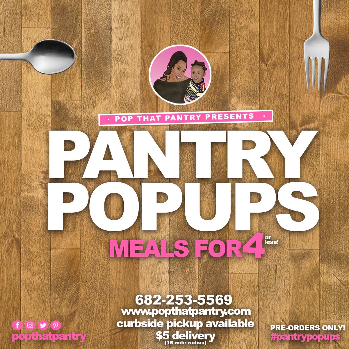 Are you tired of cooking your own dinner? You want dinner made by me? Ask about #PantryPopUps! Subscribe for updates: poppthatpantry.com 😋