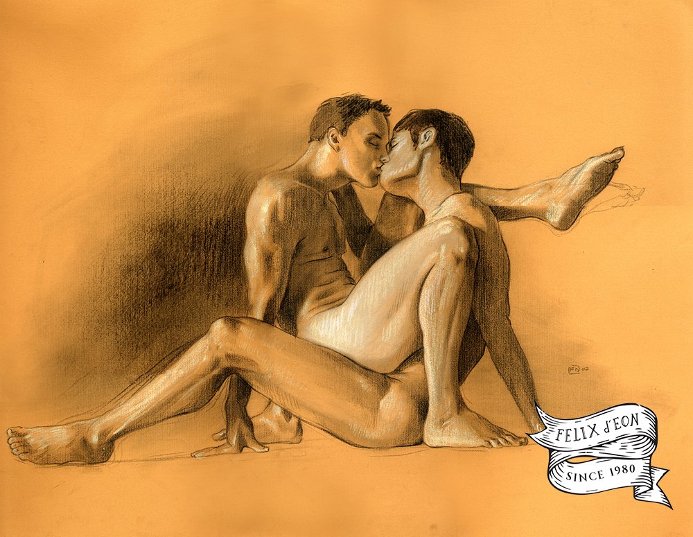 https://www.etsy.com/listing/844721610/lovers-entwined-gay-art-queer-felix-deon...