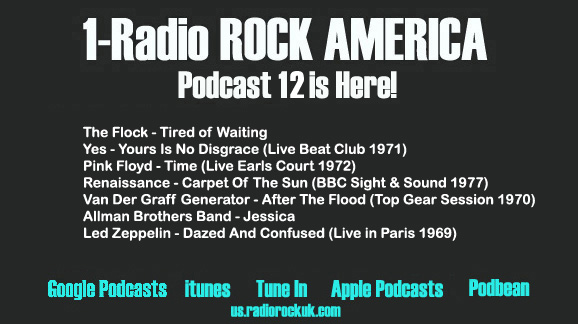 1-Radio ROCK AMERICA Podcast #12 Is Here! goo.gl/okiWHR
#ProgressiveRock #BritishProg #RockProgressif #just_PinkFloyd #PinkFloyd #LedZeppelin #YesFans #YesOfficial #VanDerGraafGenerator #Renaissance #AllmanBrothersBand #ClassicProg #BritProg #Progressif  #OnlineListen