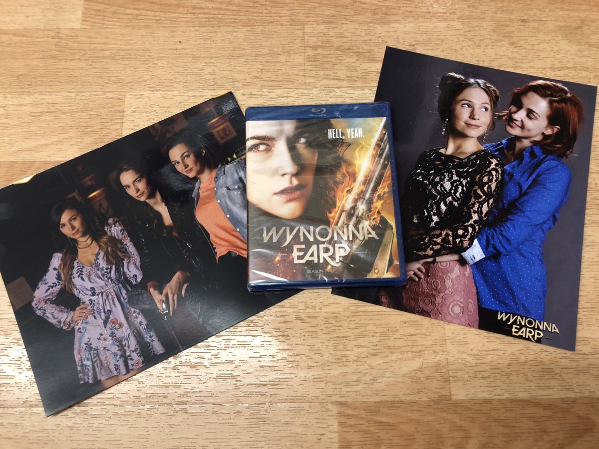 Wynonna Earp GIVEAWAY!To celebrate FINALLY getting  #WynonnaEarp   back for Season 4 after the long, hard  #FightForWynonna   here’s my BUMPER, NEVER to be repeated competition!Would you like to win EVERYTHING below, INCLUDING a Cameo from Willa Earp herself, Nat Krill?1/3