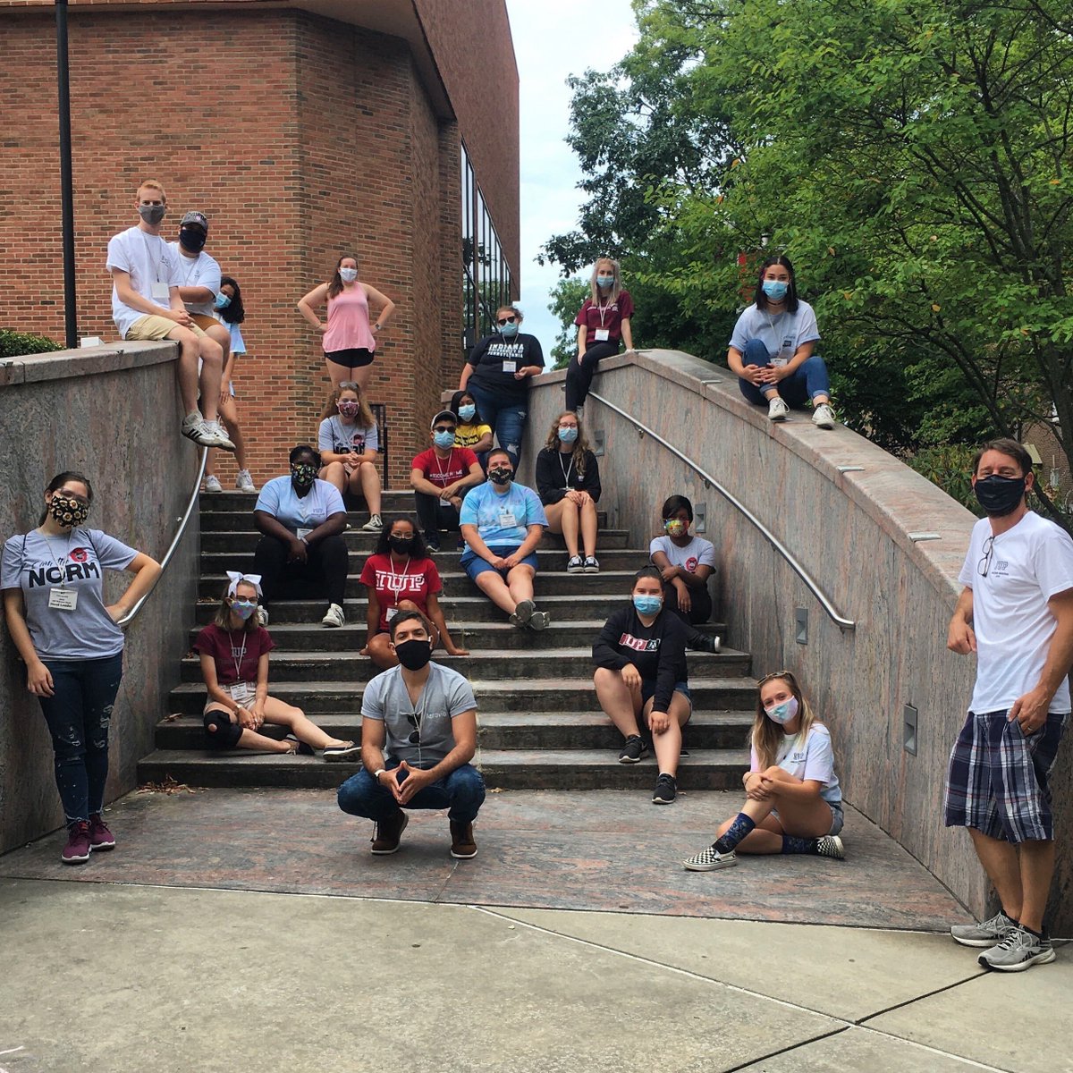 Hawks wear masks 😷 Remember to do your part to help your fellow Hawks. #IUP