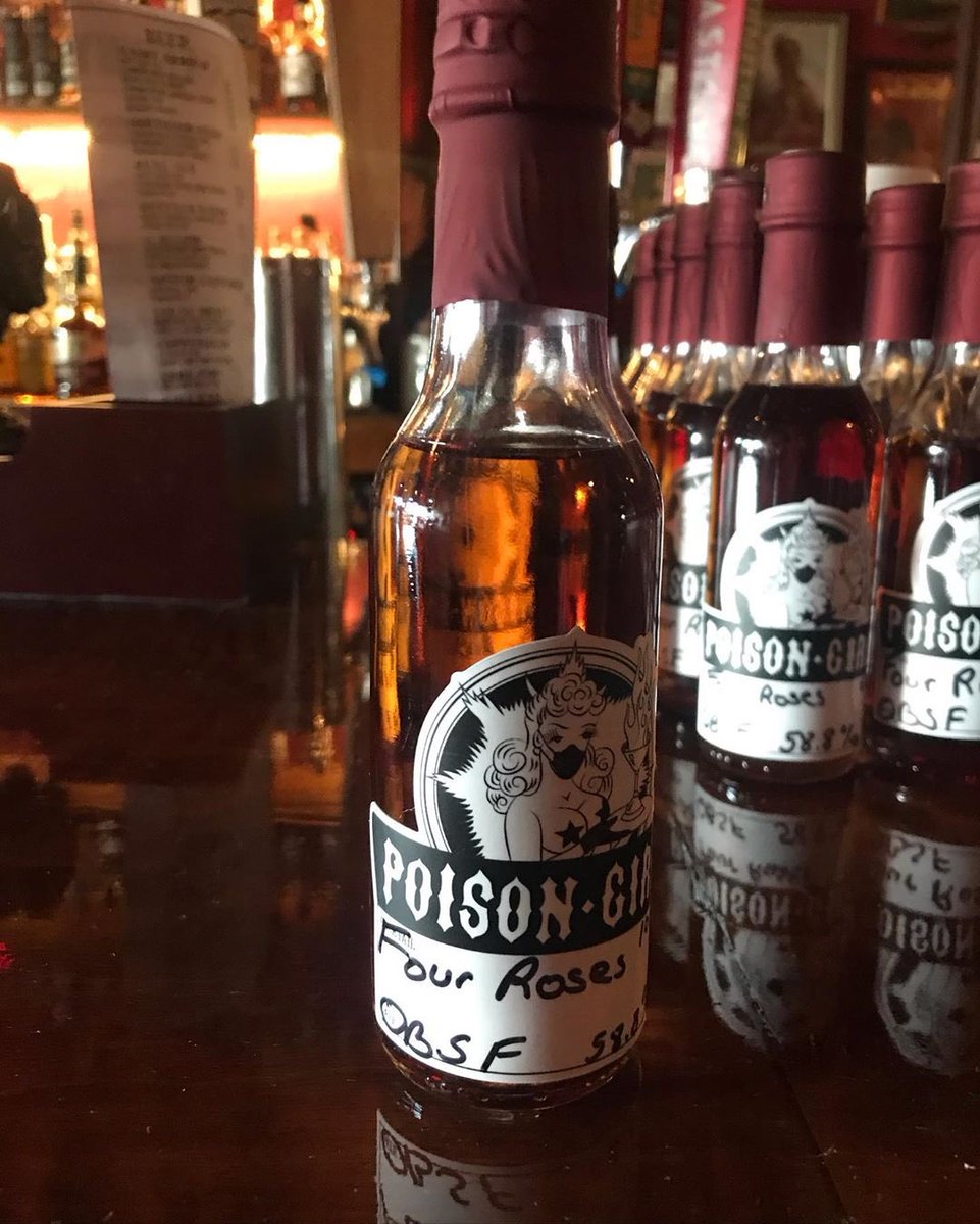 We still have plenty of our Four Roses SiB, OBSF available. I think it’s calling your name. Open until 8pm. See you soon. #poisongirllovesyou #togo #fourrosesprivateselection #staysafe