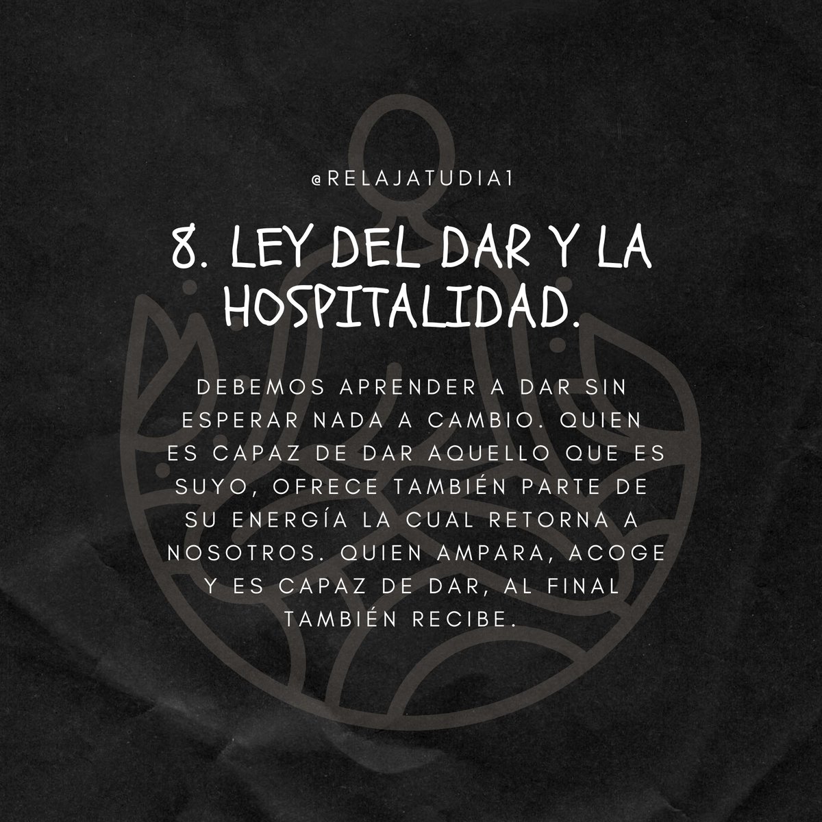 Relajatudia1's tweet photo. Leyes del karma. https://t.co/6feTkV7yq0