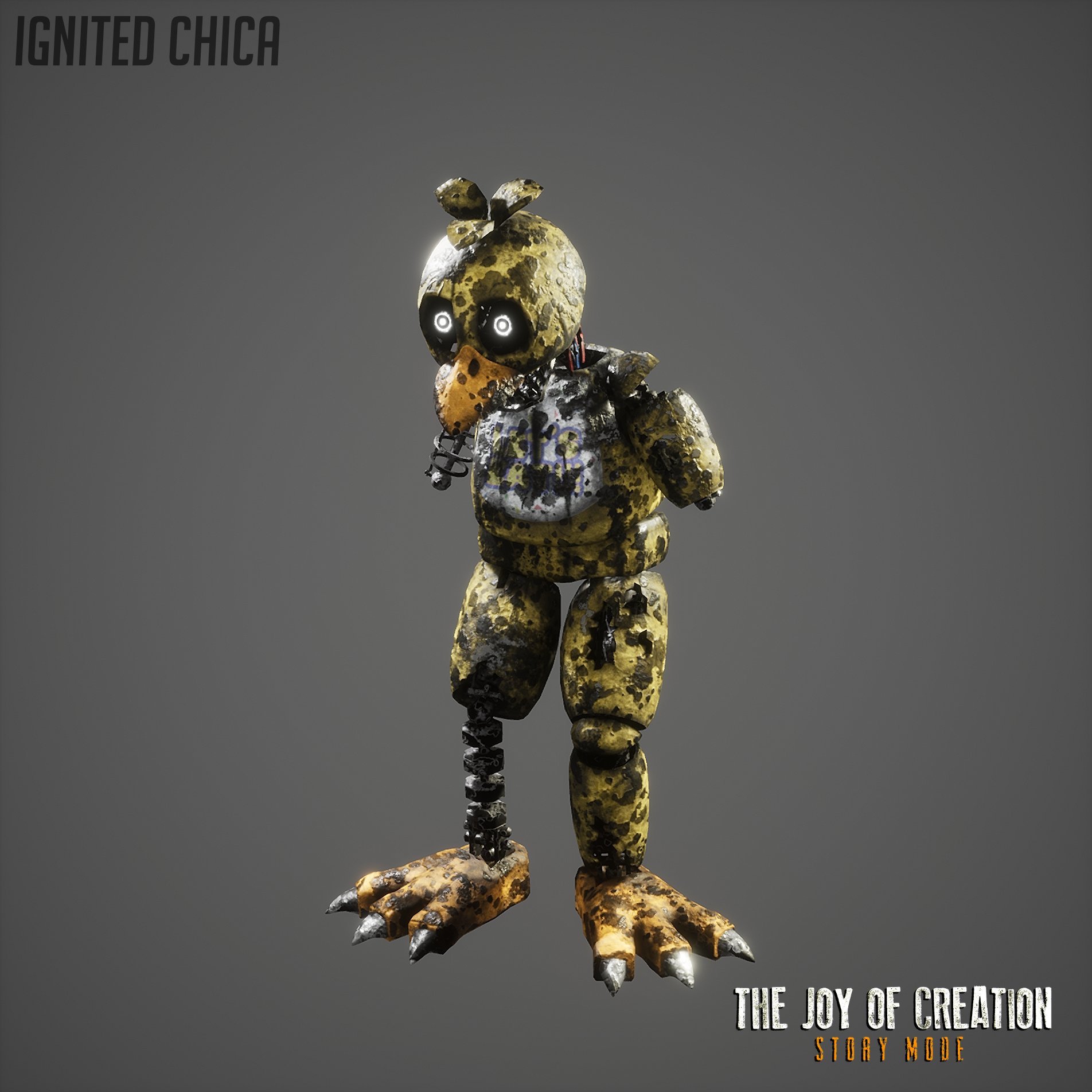 Ignited Chica, Wiki The Joy of Creation