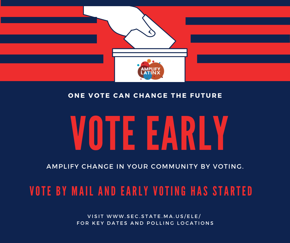 WeAreALX's tweet photo. Early voting for the September 1st state primary just started and runs through Friday, August 28th. This year, early voting is available by mail and in person to all registered voters in Massachusetts. Find where and how you can vote here: https://t.co/ttb4qwux8r. https://t.co/KB3QqvQEWb