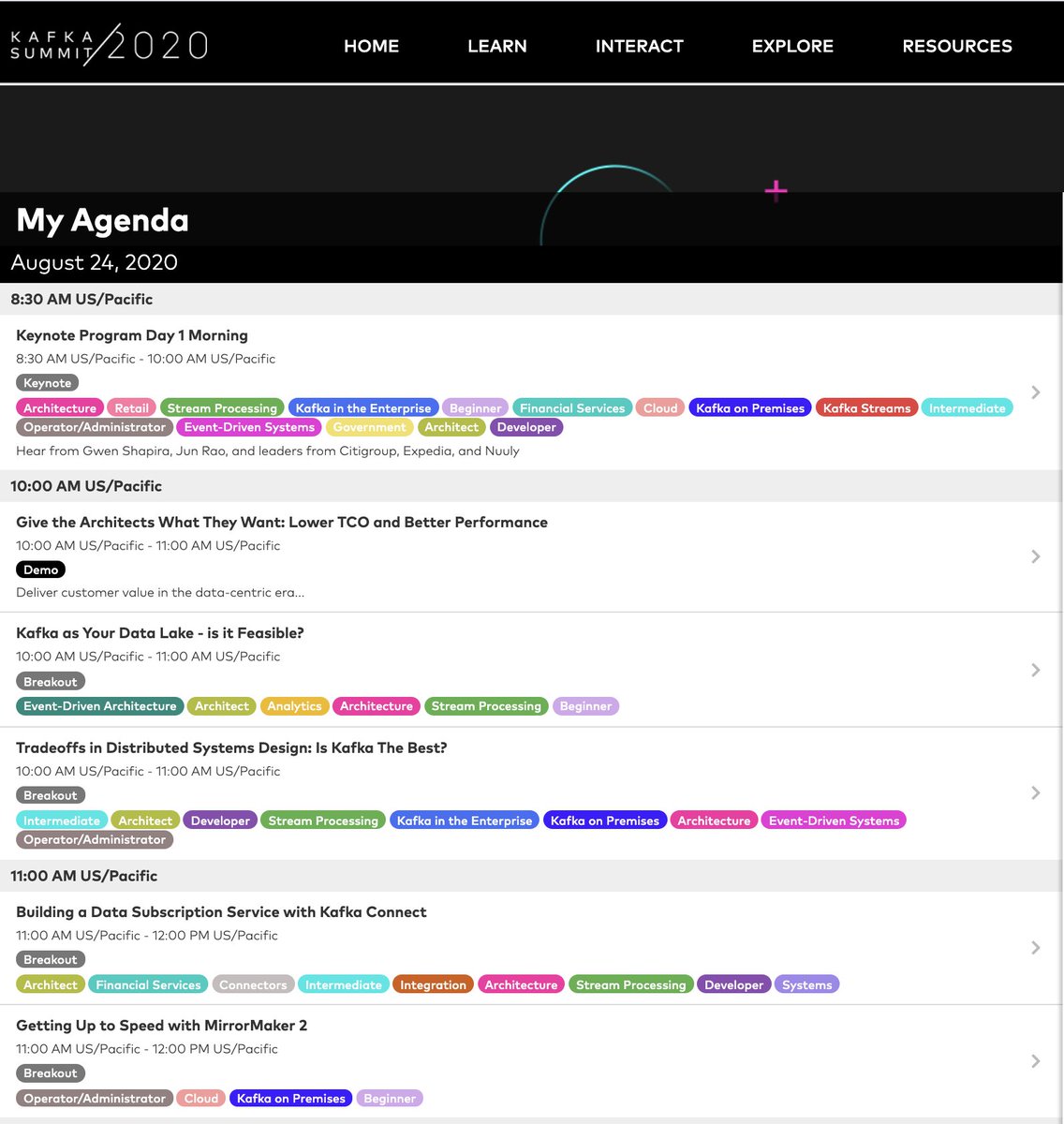 DXLabTech's tweet image. Em alguns eventos fica difícil escolher qual palestra assistir com tanto conteúdo bom. Por isso o @marcelojscosta  resolveu compartilhar a agenda particular dele para o evento.
E você, vai assistir o que? 
#kafkasummit