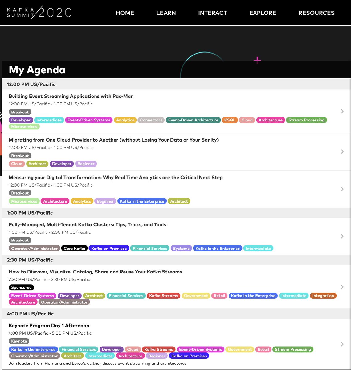 DXLabTech's tweet image. Em alguns eventos fica difícil escolher qual palestra assistir com tanto conteúdo bom. Por isso o @marcelojscosta  resolveu compartilhar a agenda particular dele para o evento.
E você, vai assistir o que? 
#kafkasummit