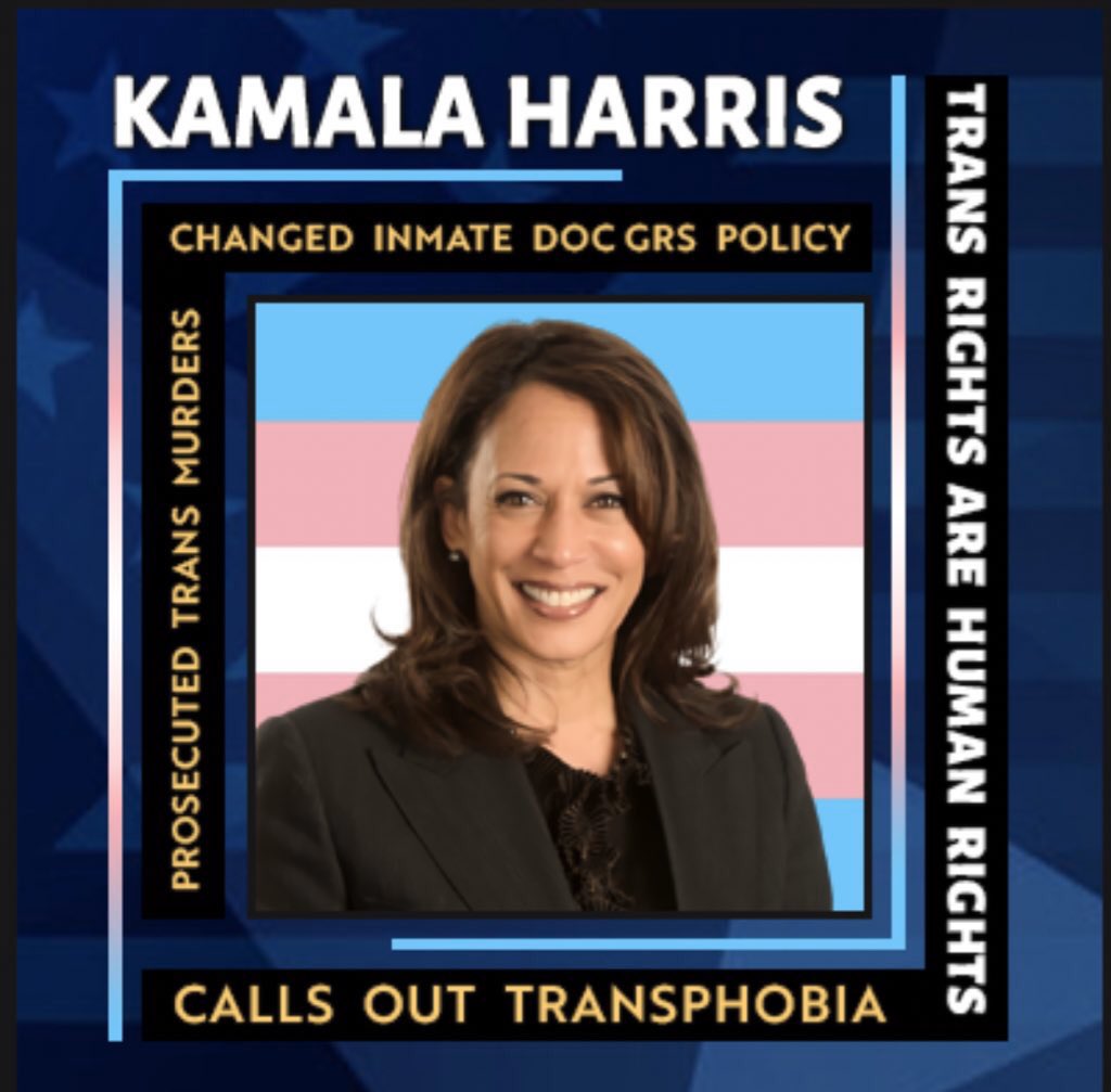 Folks have been lying about Kamala Harris and her trans record for three years now. It’s up to us to spread the truth. It will be difficult. The lie is cemented in the grape vine of propaganda. But KHive we can do this! 