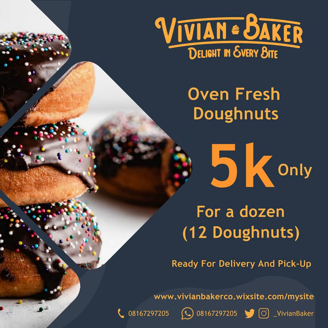 _VivianBaker's tweet image. Chocolate Glazed Doughnuts 🍩😁
One batch (12 Doughnuts) for 5k,
Delivery within Abuja
#vivianbaker #delightineverybite
#bakery #vivian #abuja #brownies #foodie #eat #fudgie #chocolate #brownieaddict #cake #pies #pizza #cakelover