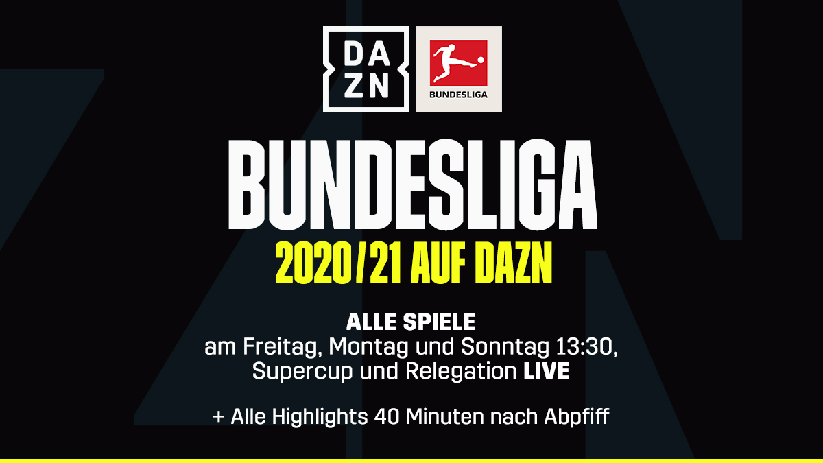 DAZN DE on Twitter: "Wir freuen uns sehr, euch die Bundesliga auch in der  kommenden Saison weiter auf DAZN zeigen zu können. Los geht's am 18.09. mit  Bayern - Schalke. https://t.co/IyyOtuW3RJ" /