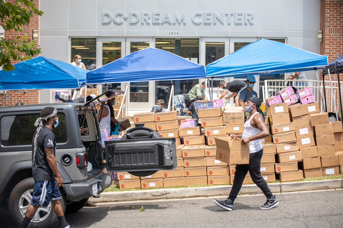 NCC's tweet photo. We’re celebrating THREE YEARS of the @dcdreamcenter today!! From camps and mentoring programs to transforming into a resource center during this COVID crisis, we’re grateful for how the DCDC serves our community. #SoFarSoGod #TheBestisYetToCome 🥳🙌 https://t.co/zdG4wEpphu