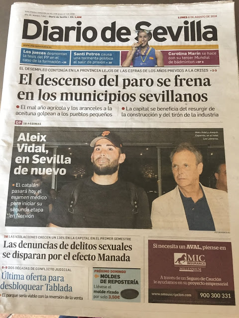 A mi padre no le gusta el fútbol

…estanteriallenandovacios.blogspot.com/2020/08/a-mi-p…

Desayunando,cogí un periódico para leerlo con el café y tras ver su portada, me surgió la siguiente pregunta: ¿tanto gusta el #futbol como para que eclipse a todo lo demás?

#cultura #Deportes #FelizDomingo <a href="/librosyletras/">Libros y Letras</a>