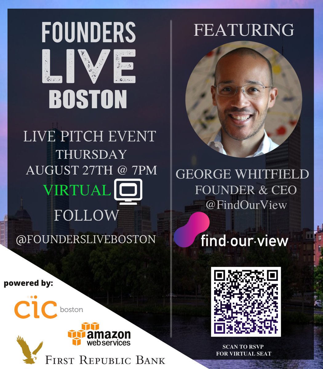 FindOurView (@findourview) on Twitter photo Looking for a user friendly #textanalytics tool for all the #surveys and #reviews you've done? See our founder George Whitfield describe our solution at the next <a href="/founders_live/">Founders Live</a> #Boston event on August 27th 7pm ET! eventbrite.com/e/virtual-foun… #mc20 #consumers #technology #MIT Looking for a user friendly #textanalytics tool for all the #surveys and #reviews you've done? See our founder George Whitfield describe our solution at the next <a href="/founders_live/">Founders Live</a> #Boston event on August 27th 7pm ET! eventbrite.com/e/virtual-foun… #mc20 #consumers #technology #MIT