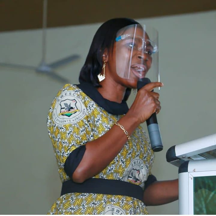 swesco_official's tweet photo. Congratulations to the 2020 year group of SWESCO who have today been inducted into the SWESCO Old Students Association (SOSA). The ceremony took place on campus and was presided over by the Headmistress, Piesie Mrs. Golda Esi Andam. 🤩🙌🏿

#SemperCumOptimis #Ghana https://t.co/Ew1vVPEsHn