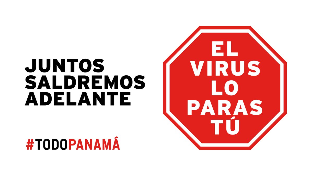 Todo Panamá tiene mucho que perder. Por eso, #TodoPanama debe unirse en
la lucha contra el COVID. ¡Haz tu parte! #ElVirusLoParasTu