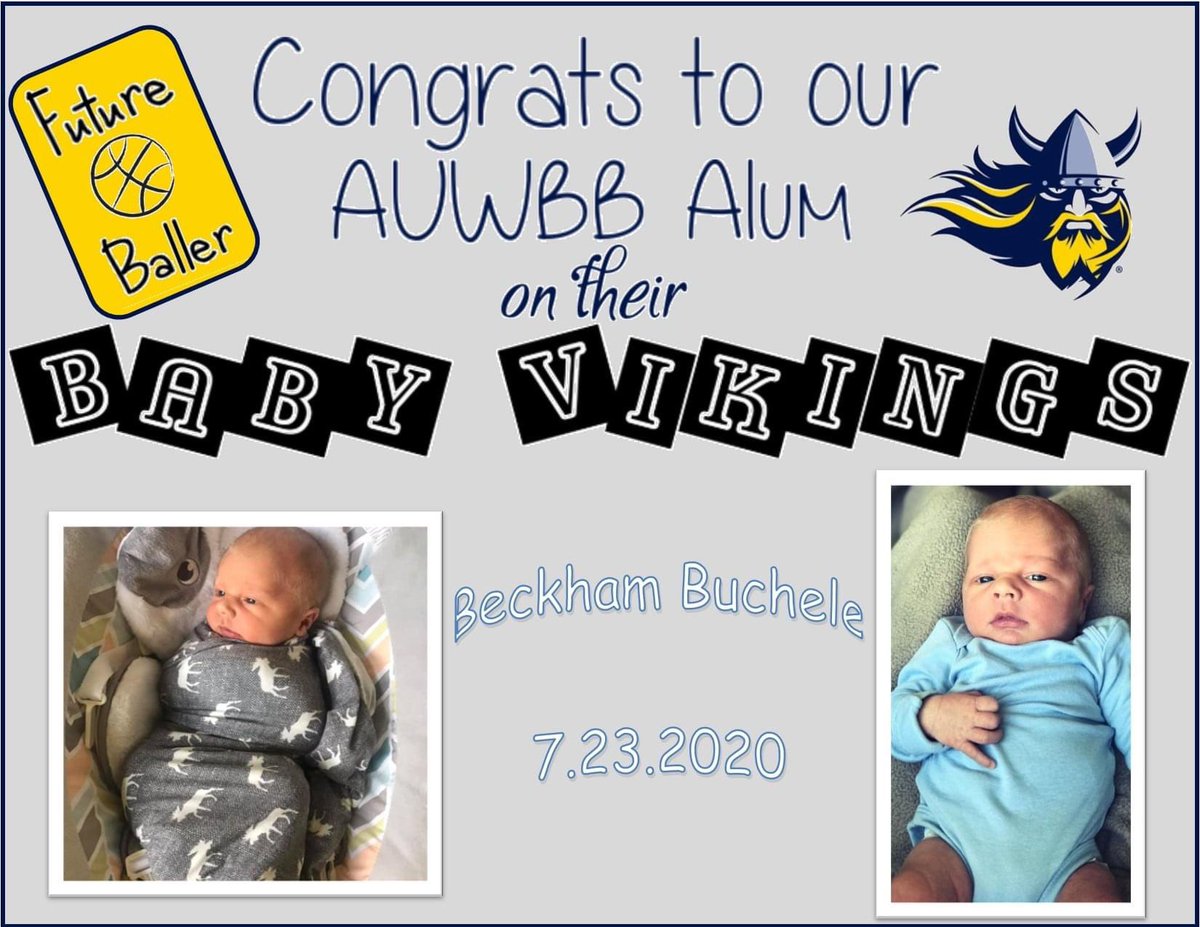 Introducing the newest member of Augie WBB! We made it...10 for 10. At one point this summer, we had 10 former players pregnant. 

Beckham Gregg Buchele is 1 month old today!!! Born July 23rd to Logan (O'Farrell) and Andy. This is Logy and Andy's 1st child. <a href="/LoganOFarrell/">LoganBuchele</a>