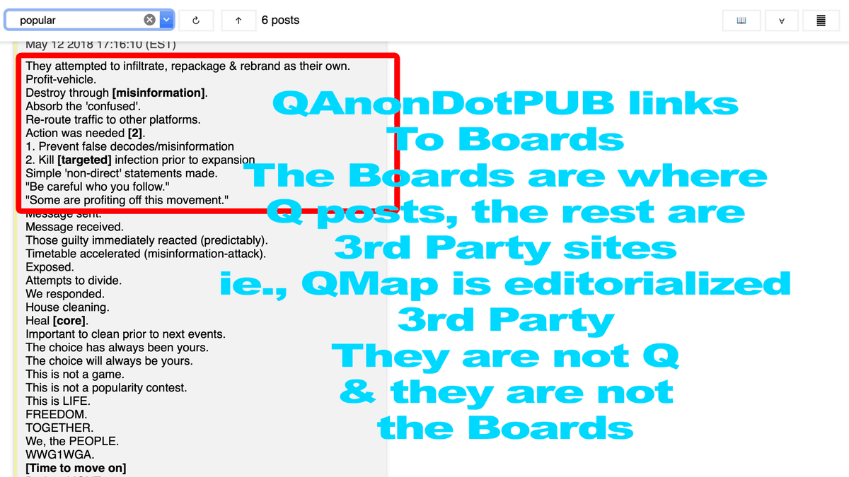 I__LOVE_TRUMP's tweet photo. @LeeSeymour19 @RPShough7 @hihorizon2 The boards and yourself. #TrustYourself #ResearchYourself 
They think you are sheep
They think you follow the qstars
I see two trends occurring in MSQ
1. Lots of sell outs trying to profiteer &amp; keep everyone off boards chasing shills here
2. Echo rackets of 2 false QNarratives https://t.co/F632UPSvyG