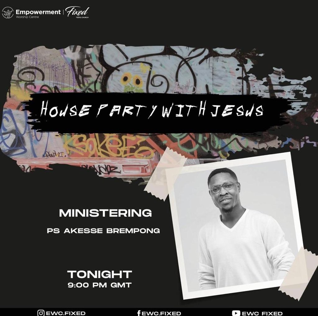 ewcfixed's tweet photo. The only lion that roars with melodies!!! We’re super-honoured to have Pastor @akessethelion bringing some Heat!!!

Don’t forget to put on your dancing shoes!!
____
#HousePartywithJesus #HPWJ #EWCFIXED #youthministry #onlineservice https://t.co/3QFSMwmIRl