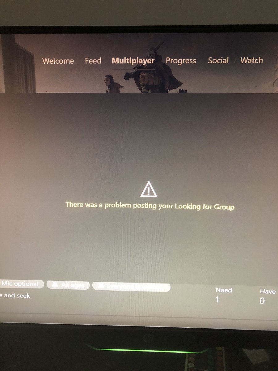 ericcomer91's tweet photo. @ATVIAssist hey I get a error message everytime I try to look for a group post https://t.co/5N2Py65xDB