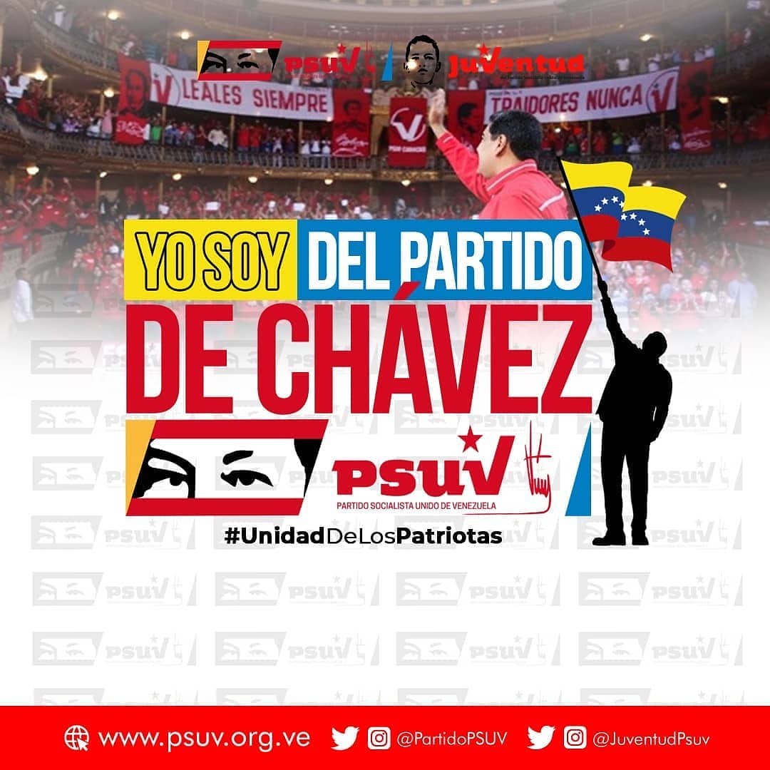 rafaelcalles's tweet photo. YO SOY DEL PARTIDO DE #CHÁVEZ.
.
.
#HugoChávez: El PSUV debe ser la concentración de todas las fuerzas populares, sociales, de distintas corrientes de pensamiento revolucionario y nacionalista. 
.
28MAR2008.
.
@nicolasmaduro @PartidoPSUV @TareckPSUV @drodriven2 @dcabellor https://t.co/5sLJAqilHA