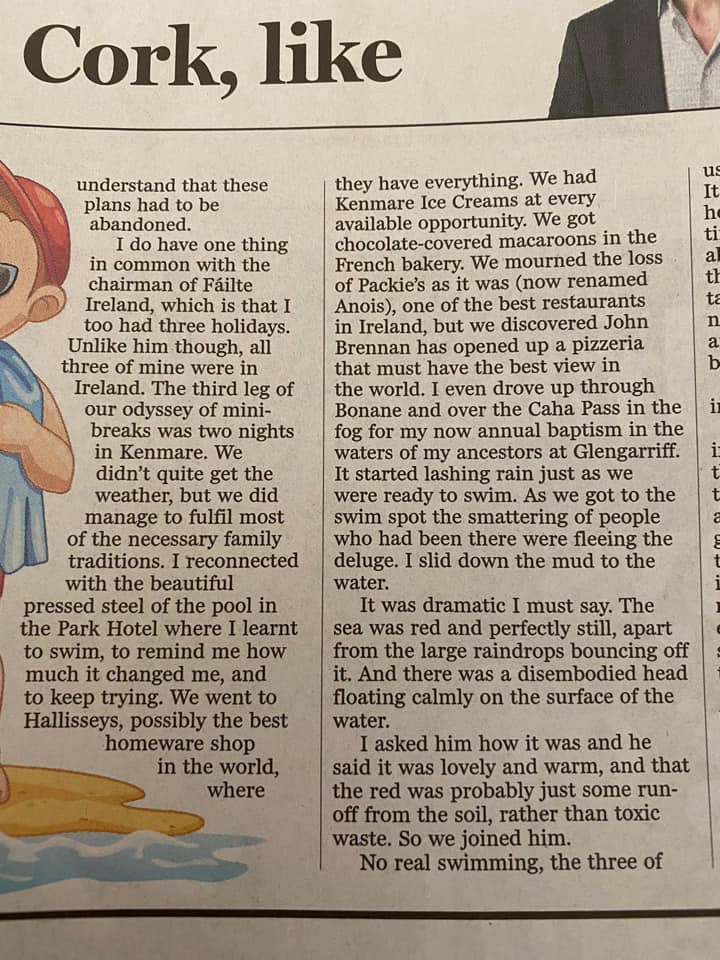 hallisseys's tweet photo. Means so much to read that Hallissey's Kenmare is "possibly the best homeware shop in the whole world" by Brendan O'Connor @RadioBrendanRTE  @TheSundayIndo  Thanks from all of us https://t.co/7RY35KzcG7