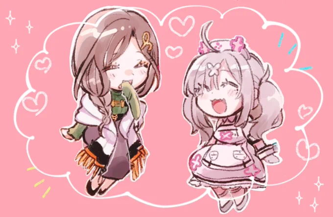 #巴絵 #いらすこや 
かわかわ 