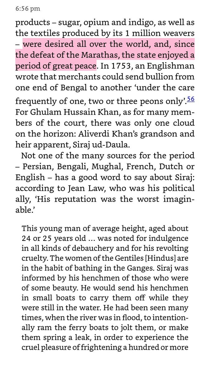 Mixes up Narayanrao Peshwa who was assassinated with Madhavrao Peshwa who died of Tuberculosis. Declares the Marathas defeated in Bengal when infact they annexed Odisha and took 12 lakh chauth. Top historian and best Publishing House at work #BoycottWilliamDalrymple