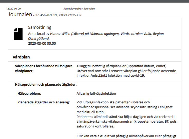 DodligC's tweet photo. En bekant har bett mig att lägga ut dessa bilder.  Det är en nära anhörig (80+) till min bekant, som vårdplanerats ovetandes. Hen skulle mycket väl klara av en sjukhusvistelse.
Självklart önskar hen (vid behov) en adekvat livräddande basal vård (som syrgas och dropp) på sjukhus. https://t.co/p4U5hiRNo7