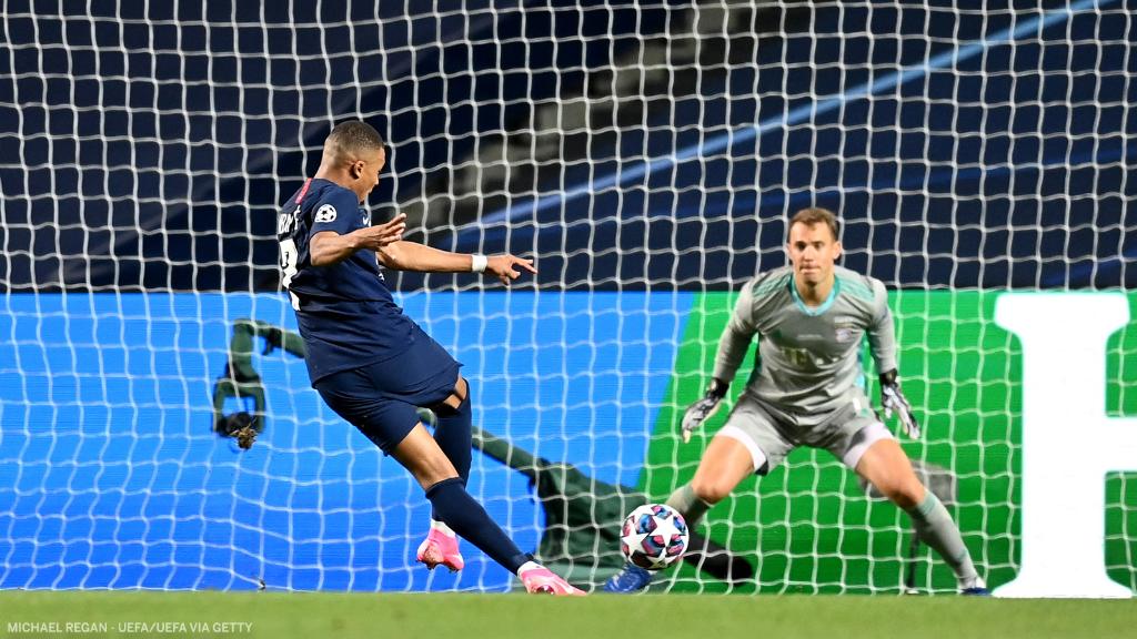 ESPNFC's tweet photo. That chance for Mbappe 😳 https://t.co/Fi3T9XbsPV