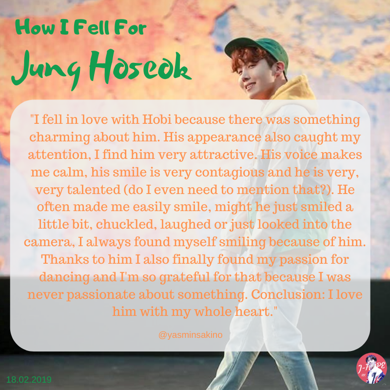 Some ARMYs wrote so many reasons for loving Hobi, I wish he could hear all of these sweet words himself! | @bts_twt  #jhope  #제이홉  #MTVHottest BTS