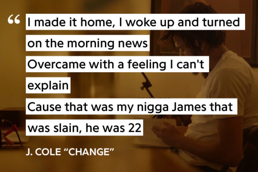 while Cole’s friend has fallen in love with his new life and accepted that his old ways are done, it ultimately was too late. the song also marks the death of James in the album’s story, narrated in the final moments of the track