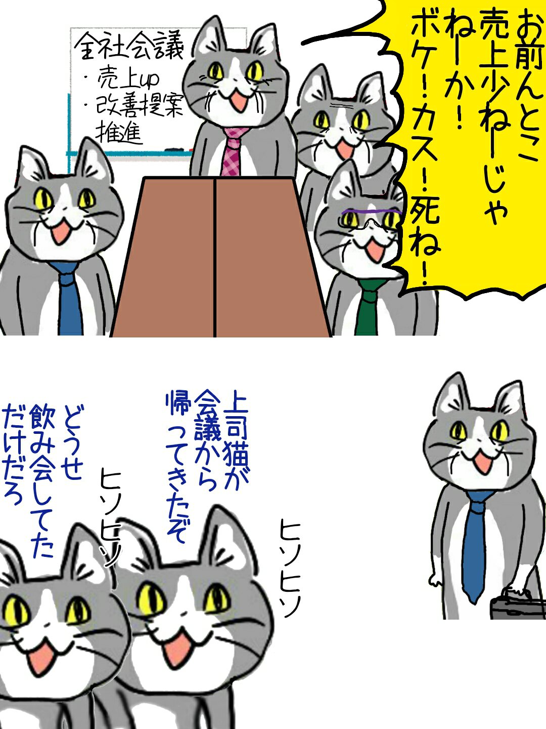 からあげのるつぼ 孤独な中間管理職 現場猫 からあげのるつぼ 孤独な中間管理職 現場猫
