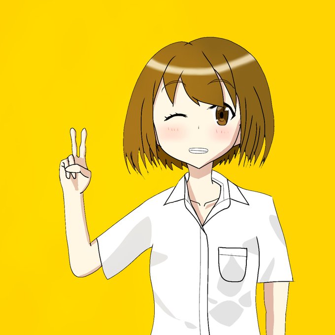 ピースサインのtwitterイラスト検索結果