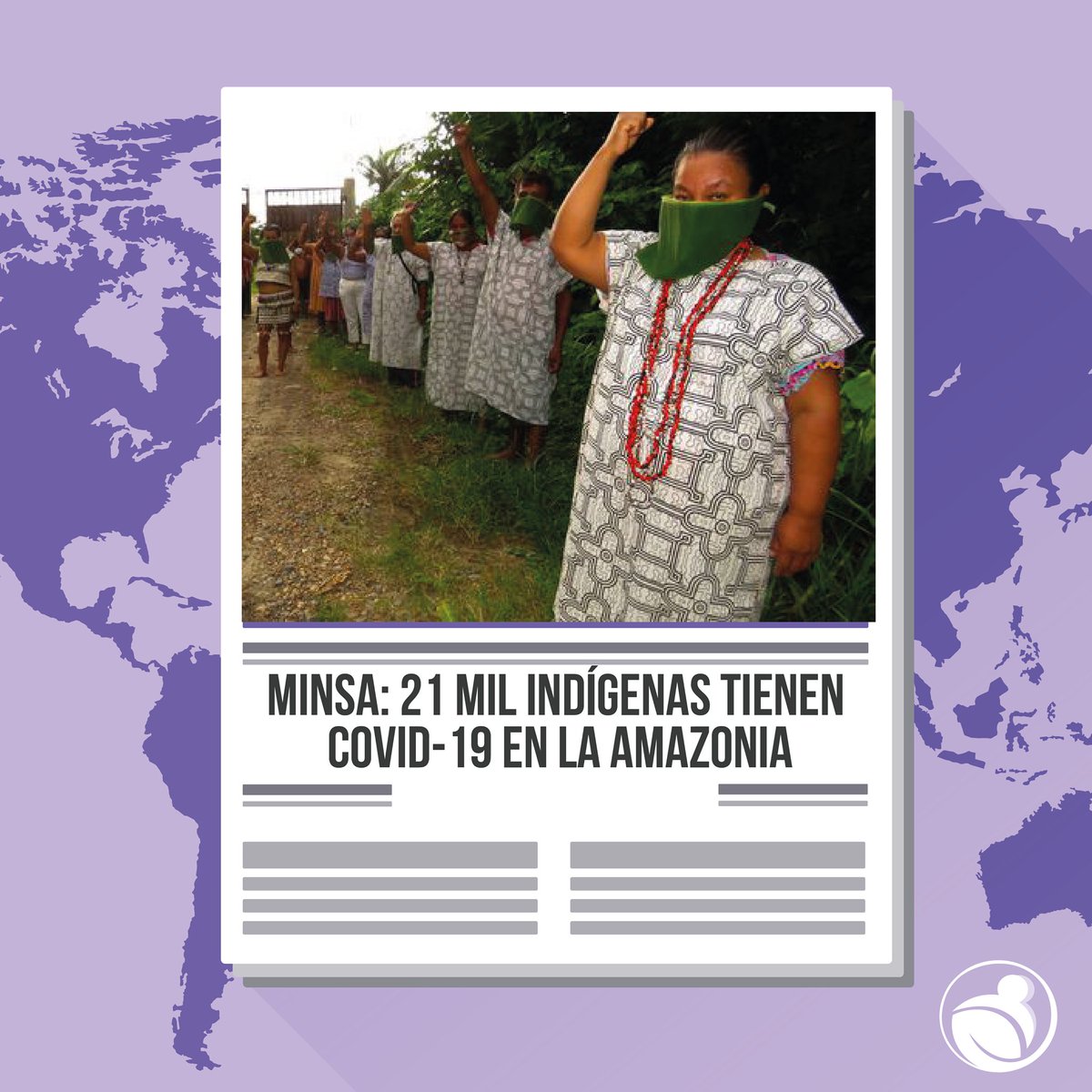 Edera_Pucp's tweet photo. [#EDERATEINFORMA]
#PueblosIndígenas #COVID19
Según un informe del Centro Nacional de Epidemiología, Prevención y Control de Enfermedades del Ministerio de Salud (Minsa), hasta la fecha se han registrado más de 21 mil casos de indígenas de la Amazonía contagiados de COVID-19. https://t.co/0hQl8yMNGz