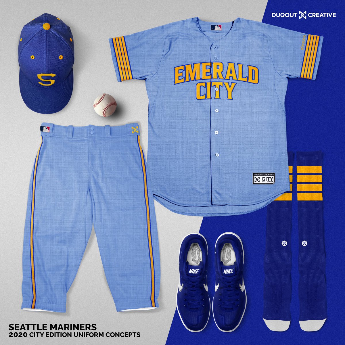 Dugout Creative on X: 25 of 30 MLB City Concepts Seattle Mariners