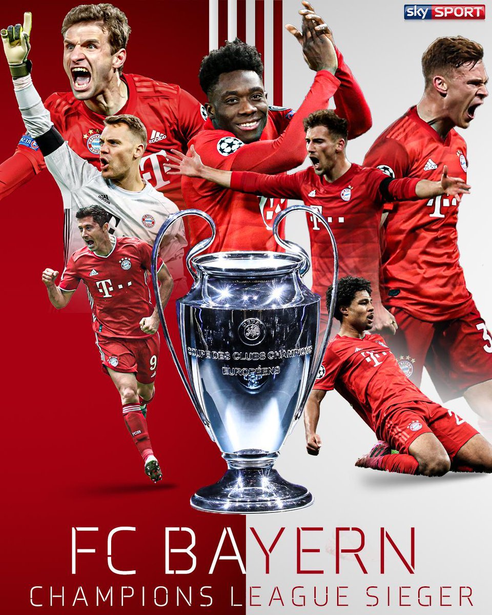 Sky Sport On Twitter Der Fc Bayern Munchen Gewinnt Die Champions League 2020 Triple Sieger Skycl Psgfcb Uclfinal