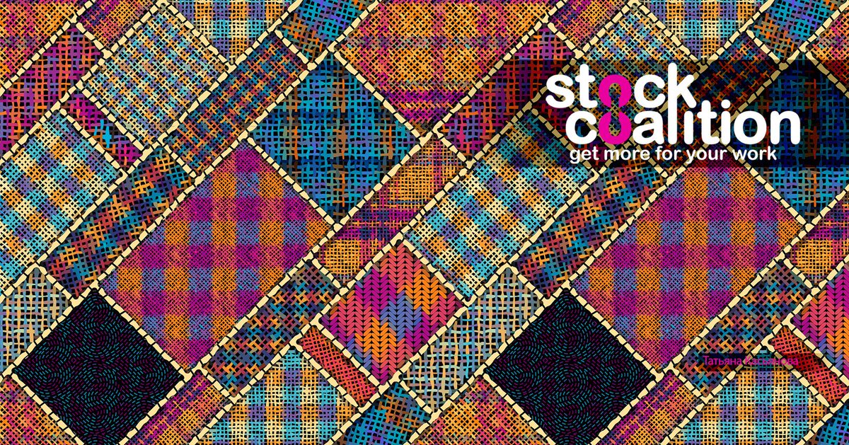 StockCoalition's tweet photo. Repeating patterns are extremely useful graphics - tileable, scaleable and in this case, fun and colorful too!

Paying creators fairly for licensing ensures an ongoing supply - there can be a marketplace that supports instead of exploits...

#StockCoalition #DiscoverOurWork https://t.co/q3CQMue1NC