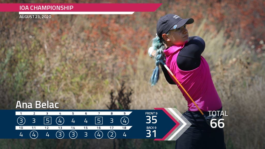 Not a bad Sunday with 8 birdies 🐥Looking forward to an off week before heading to South Bend! #IOAChamp #Road2LPGA
