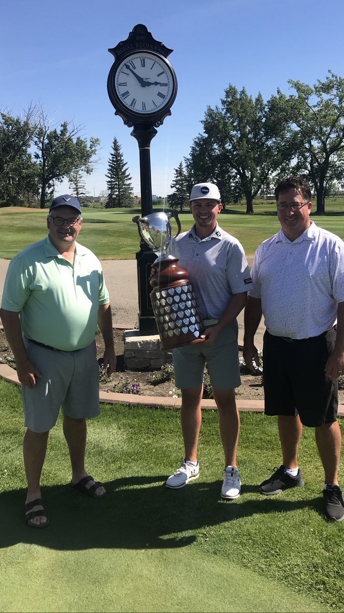 RoyalReginaGC's tweet photo. Congratulations to @mitchmatichuk! Your 2020 Flooring Superstores Club Champion after a course record tying 64 in the final round! Big thanks to @Dickintrent for your sponsorship and hard work for the event, and thank you to all 142 competitors! https://t.co/5r2SYGlaV9