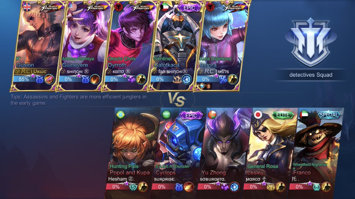 S_korra's tweet photo. KOF SQUAD -1😂😂😂😭😭

#mobilelegendsbangbang  #mobilelegends
#موبايل_ليجند
#موبايل_لجند https://t.co/uTjRhCBy1S