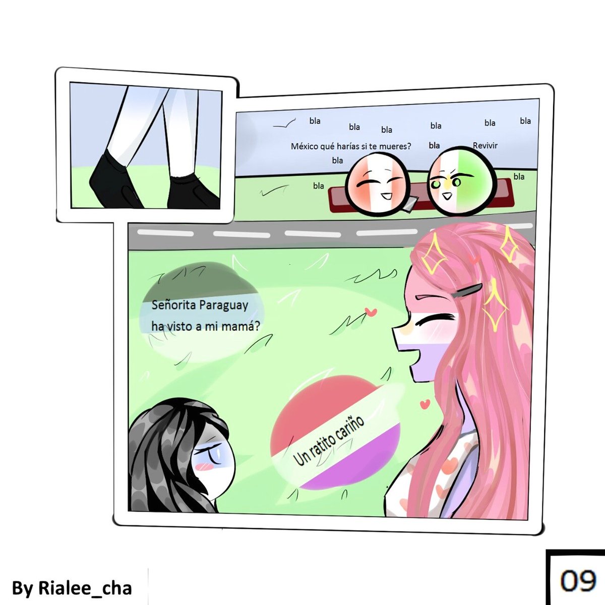 pachisX's tweet photo. Capitulo 02 1/2 #Rusper
[Continuación en comentarios]

-
-
-
No sabía su publicarlo a las 3am o por la tarde [ iaieirjfsjjrf los colores cambiaron nosé porqué ]

#countryhumansrusper #countryhumansperu #countryhumansrussia #anime #comic https://t.co/FkEo1Ic00n