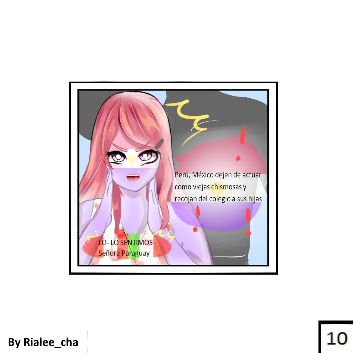 pachisX's tweet photo. Capitulo 02 1/2 #Rusper
[Continuación en comentarios]

-
-
-
No sabía su publicarlo a las 3am o por la tarde [ iaieirjfsjjrf los colores cambiaron nosé porqué ]

#countryhumansrusper #countryhumansperu #countryhumansrussia #anime #comic https://t.co/FkEo1Ic00n