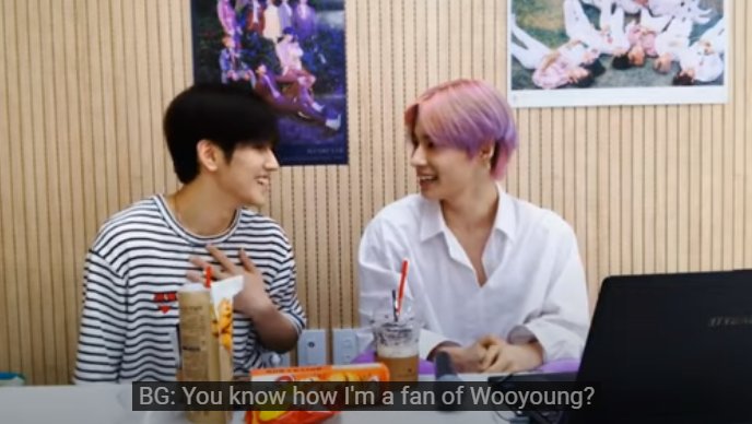  #ELAST Baekgyeol said that he is a fan of Wooyoung!He talked about the time when he met Wooyoung after Show Champion where he also chose him as his bias   @ATEEZofficial  #ATEEZ    #에이티즈  