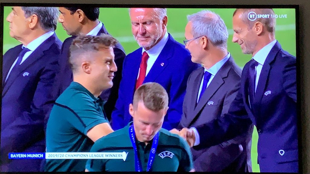 So much for social distancing <a href="/UEFA/">UEFA</a>