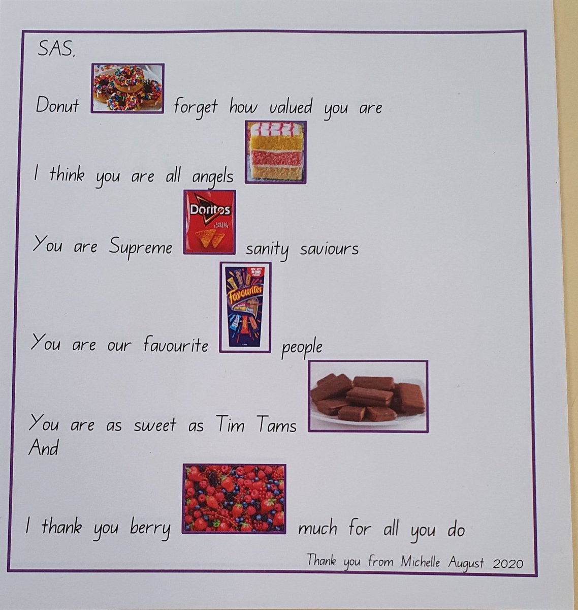 michellelgomes's tweet image. Thankyou does not seem enough 
SAS unsung heros #bridgeroadschool #blessed #thankyou #sasweek2020