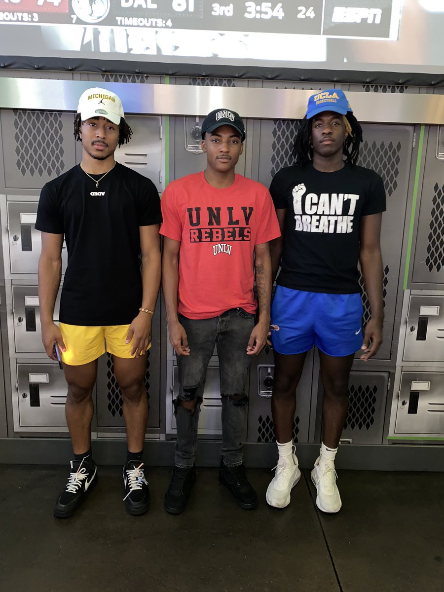 WMcclendon's tweet photo. Crazy how this world works! From day 1 all committed with the same goal 💕. @Frankiecollins0 @Zay_Slum https://t.co/jitY6U5kYG