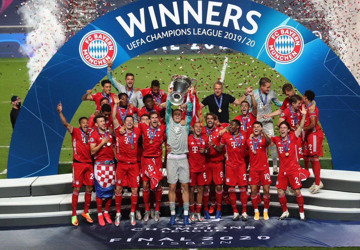 Thomas Müller (@esmuellert_) on Twitter photo <a href="/ChampionsLeague/">UEFA Champions League</a> winner 2020: <a href="/FCBayern/">FC Bayern München</a>!! 🏆😃
A fantastic day for our club! A perfect #UCL season with 11 wins in 11 games. 👏
Thank you for the great support of all #FCBayern fans. 👍
#UCLFinal2020 #MiaSanMia #FCBPSG #esmuellert #Triple <a href="/ChampionsLeague/">UEFA Champions League</a> winner 2020: <a href="/FCBayern/">FC Bayern München</a>!! 🏆😃
A fantastic day for our club! A perfect #UCL season with 11 wins in 11 games. 👏
Thank you for the great support of all #FCBayern fans. 👍
#UCLFinal2020 #MiaSanMia #FCBPSG #esmuellert #Triple