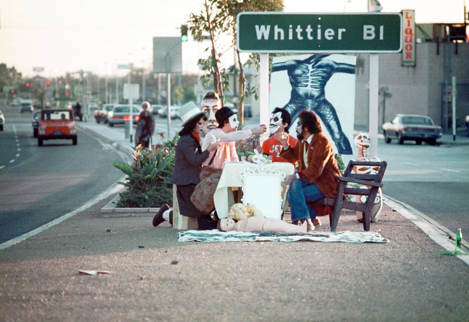 I loved this piece she details ... “First Supper (After A Major Riot),” 1974. (Harry Gamboa Jr.)